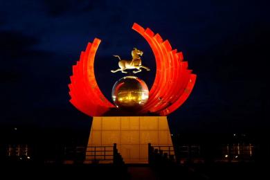 中國原(yuan)子(zi)城景觀(guan)亮(liang)化(hua)工程(cheng)